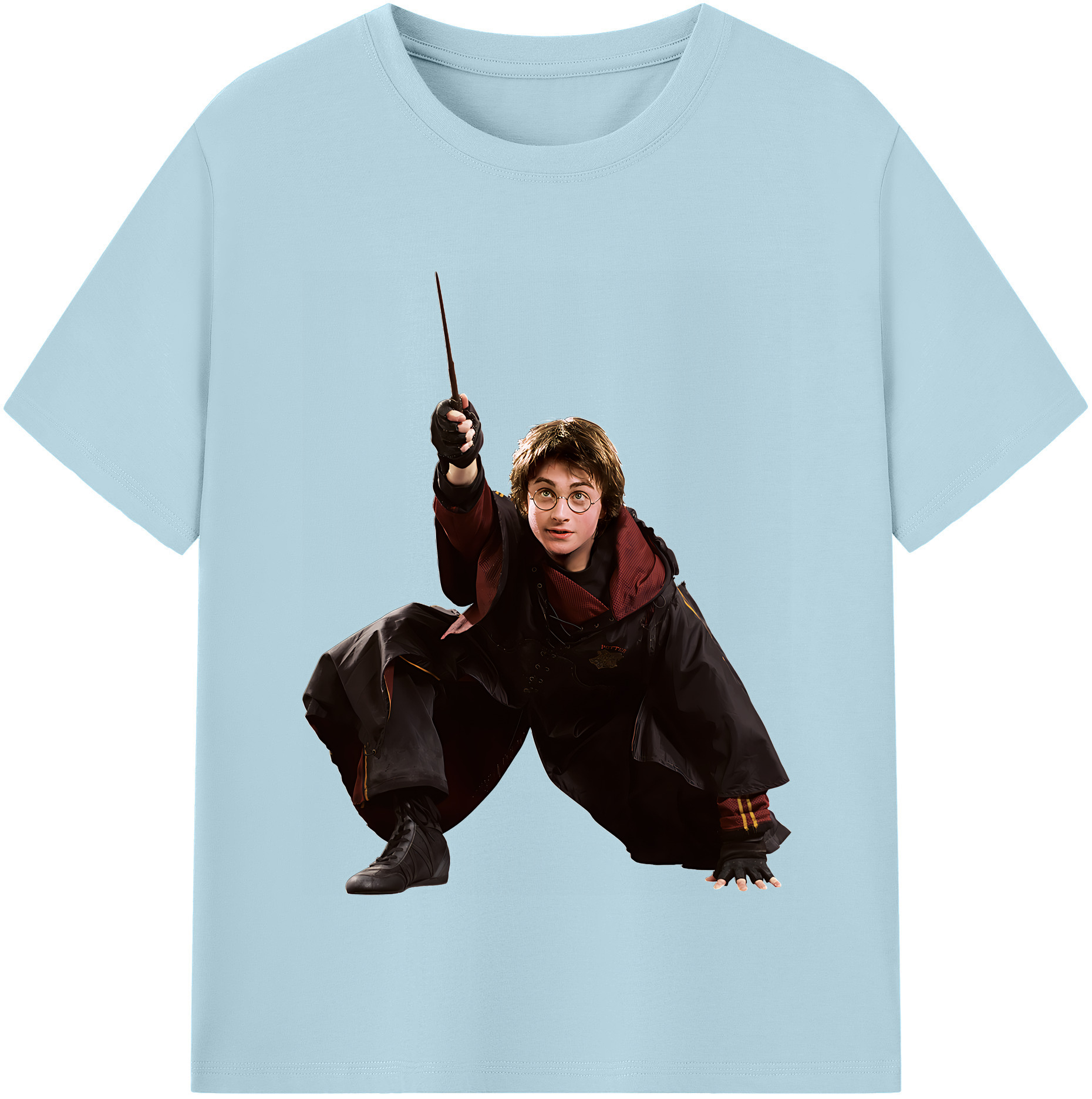 （画像用） Harry Potter ハリー・ポッターシリーズ 綿100％半袖Tシャツ（フロントプリント）